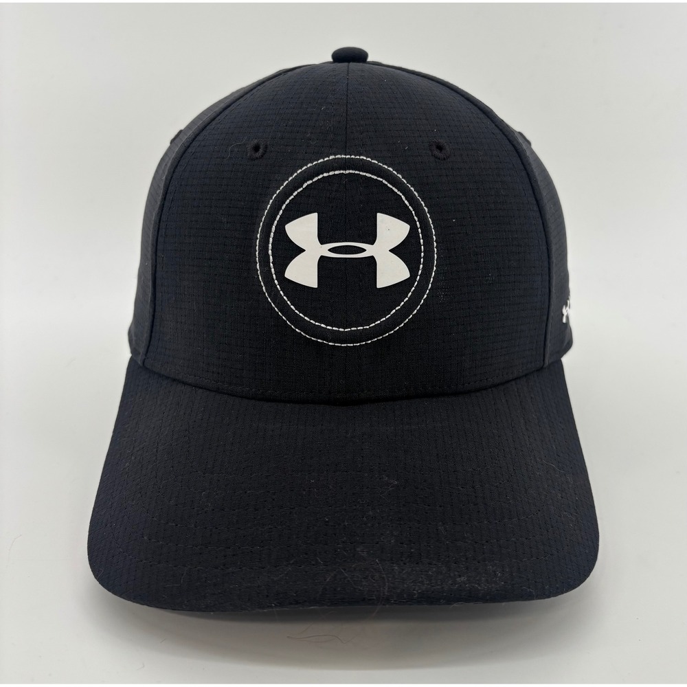 Under Armour Jordan Spieth Golf Hat Men's SM/MD Black Mesh Fitted